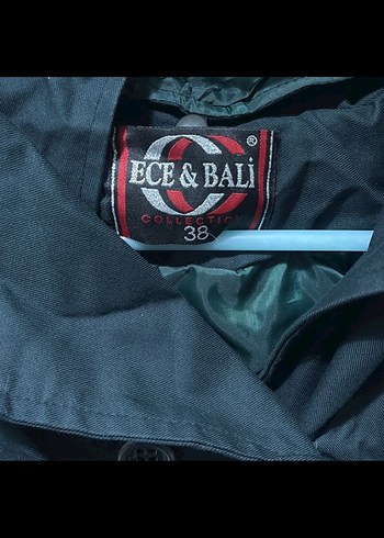 Düğmeli Siyah Kaban - Görsel 2