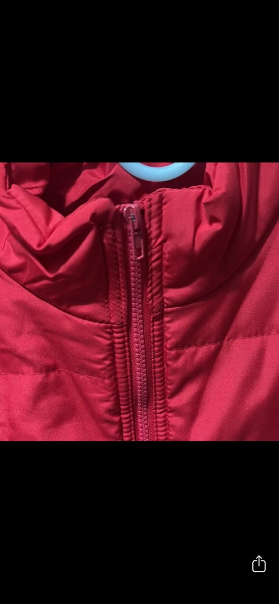 Kırmızı Fermuarlı Dik Yaka Kadın Yelek - Görsel 2