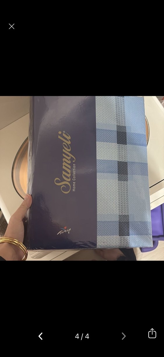 Mavi Desenli Çift Kişilik Nevresim Takımı - Görsel 4