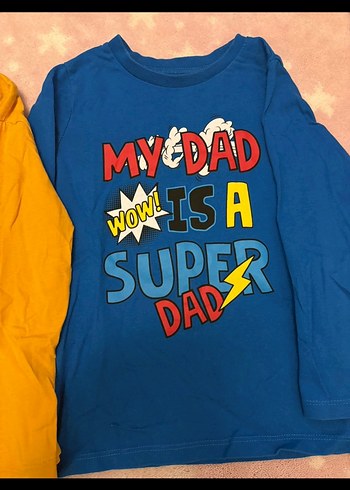 Uzun Kollu Erkek Çocuk Tişörtleri - Renkli Baskılı 3adet - Görsel 2