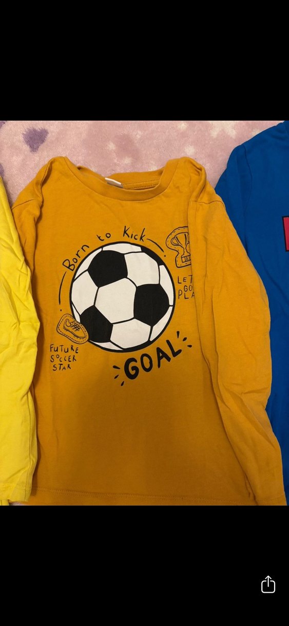 Uzun Kollu Erkek Çocuk Tişörtleri - Renkli Baskılı 3adet - Görsel 3