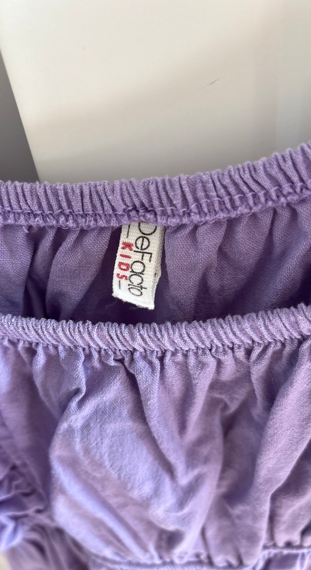 Mor Midi Bohem Elbise - Görsel 2