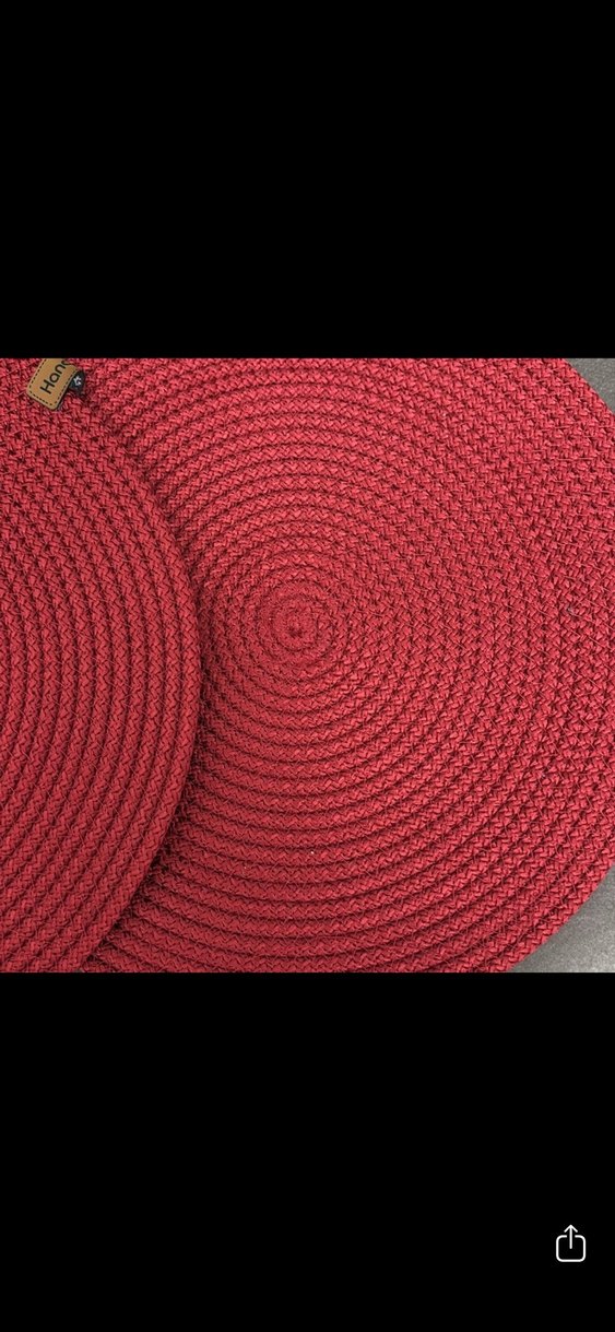 Kırmızı Bohem Nakışlı Amerikan Servis - Görsel 2