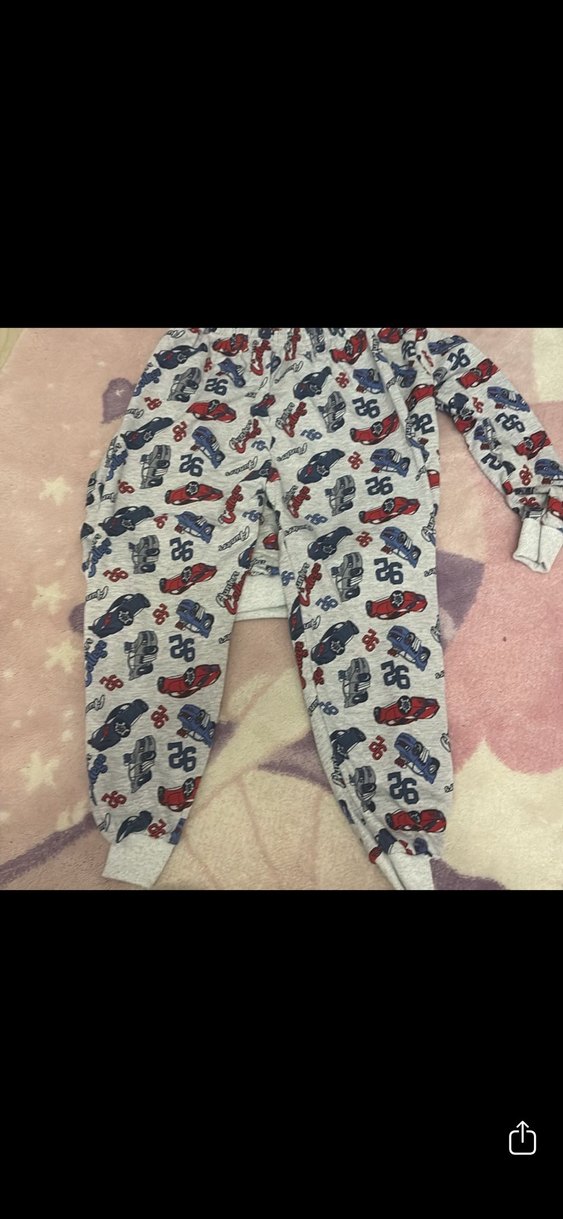 Gri Baskılı Erkek Çocuk Pijama Takımı - Görsel 4