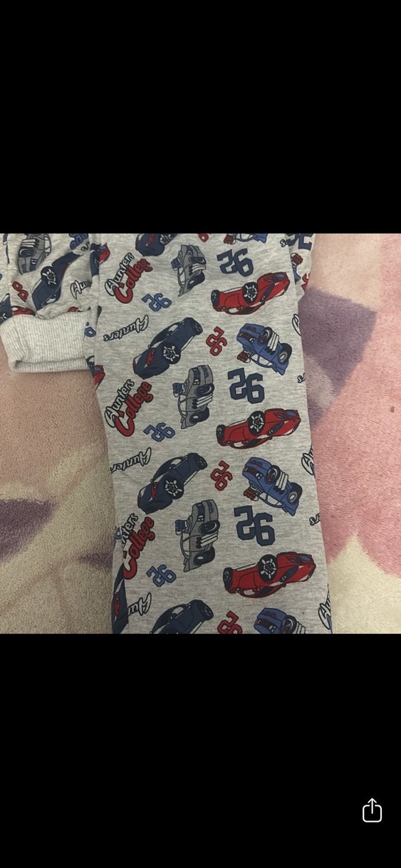 Gri Baskılı Erkek Çocuk Pijama Takımı - Görsel 2