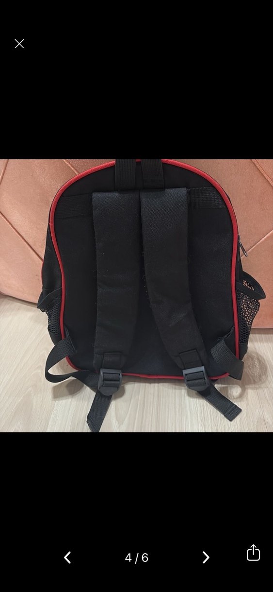 Kırmızı Çocuk Okul Çantası - Görsel 4