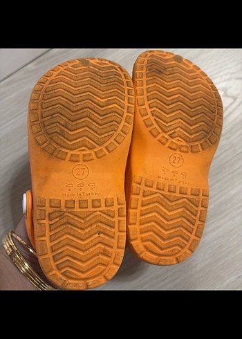 Turuncu Kız Çocuk Kauçuk Terlik - Görsel 4