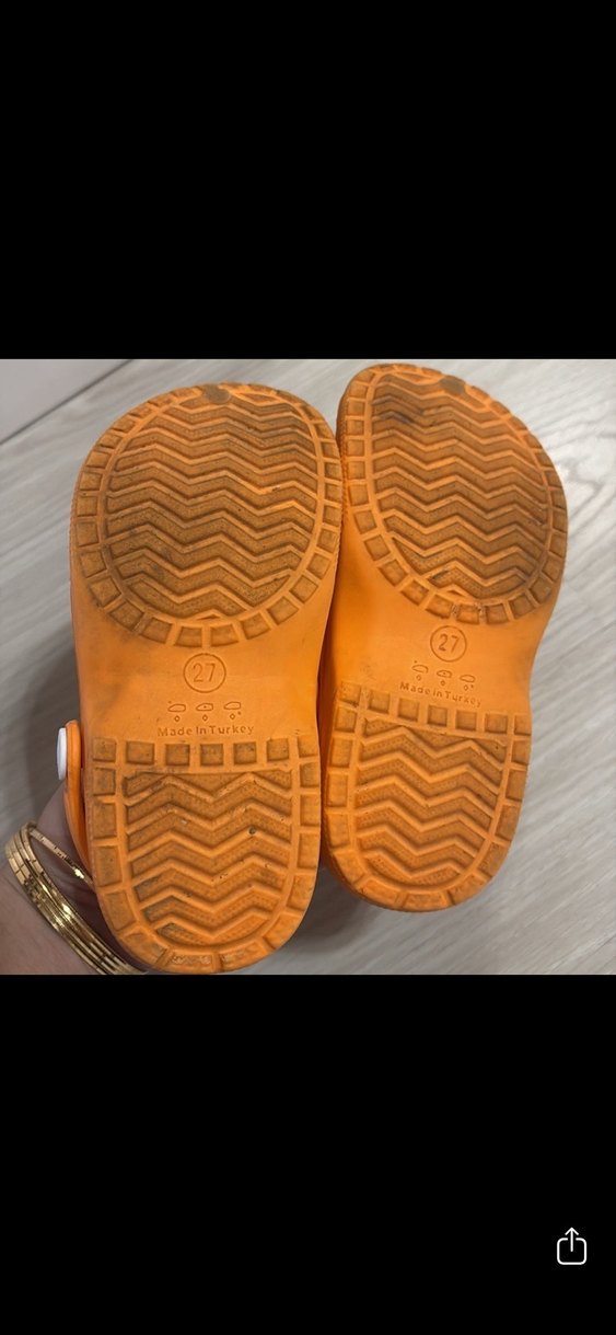 Turuncu Kız Çocuk Kauçuk Terlik - Görsel 4