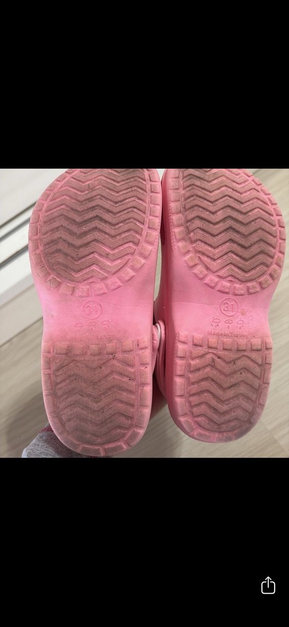 Pembe Kız Çocuk Lastik Terlik - Görsel 4