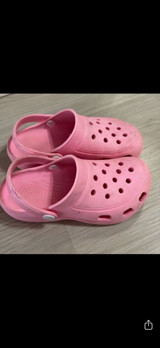 Pembe Kız Çocuk Lastik Terlik - Görsel 2