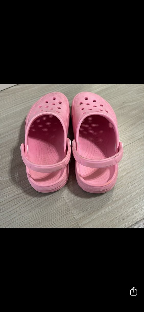 Pembe Kız Çocuk Lastik Terlik - Görsel 3