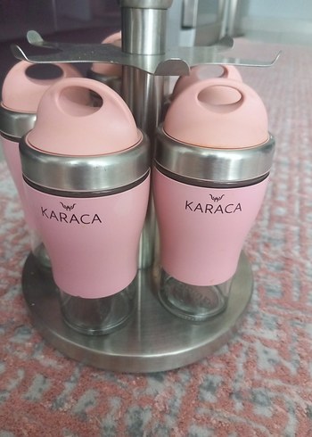 Karaca Karaca Pembe Baharatlık Seti