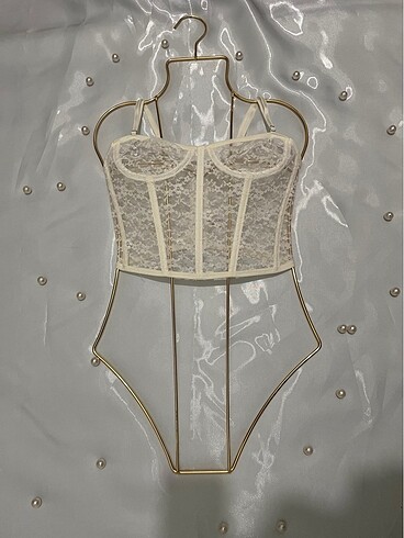 Büstiyer papatya detaylı - Görsel 3