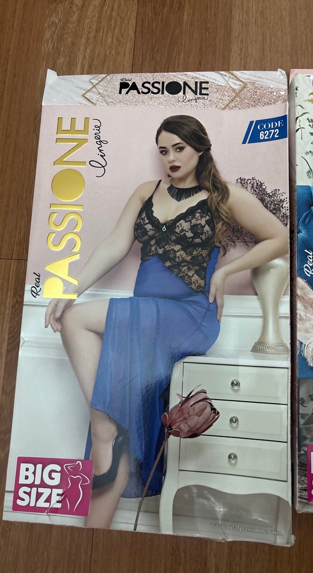 Büyük beden Uzun Kadın Gecelik - Görsel 2