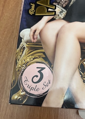 Büyük beden 3 lü gecelik takımı - Görsel 3