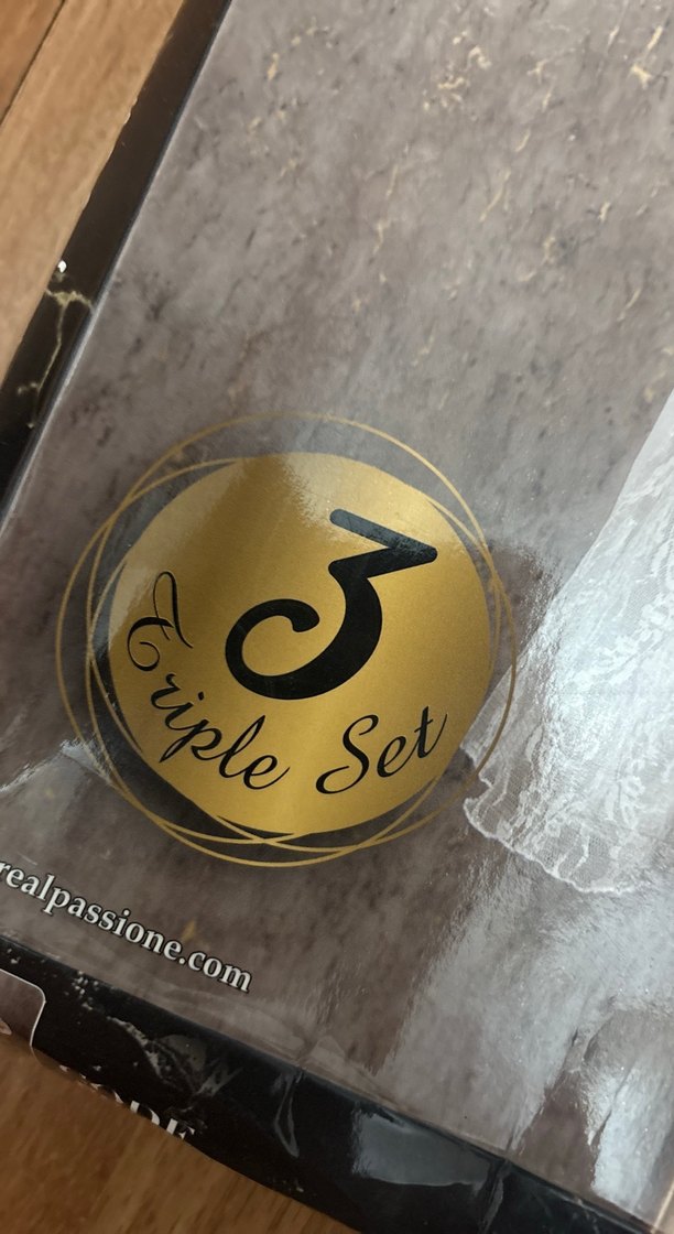 Beyaz Bohem Kadın Mini Gecelik Takımı 3 lü set - Görsel 3