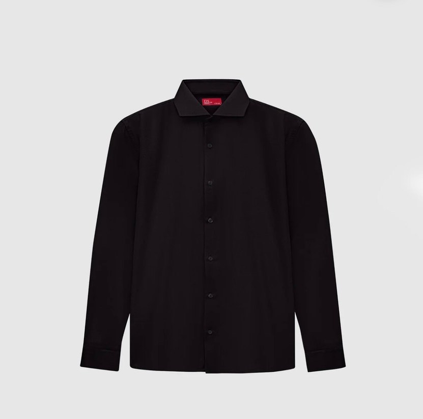 Ds damat Siyah slim Fit Erkek Gömlek - Görsel 2