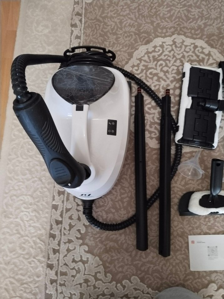 SIFIR. Beyaz Buharlı Temizlik Cihazı Seti - Görsel 2