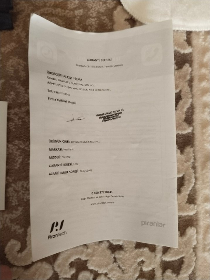 SIFIR. Beyaz Buharlı Temizlik Cihazı Seti - Görsel 5