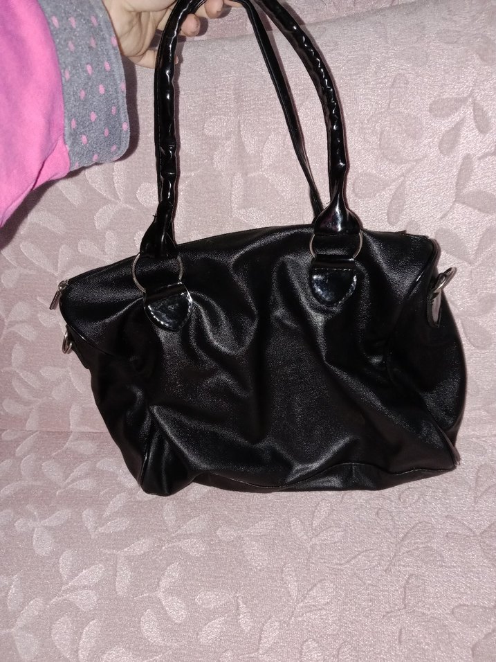 Kahverengi Yılan Derisi Desenli Kadın Deri Çanta - Görsel 2