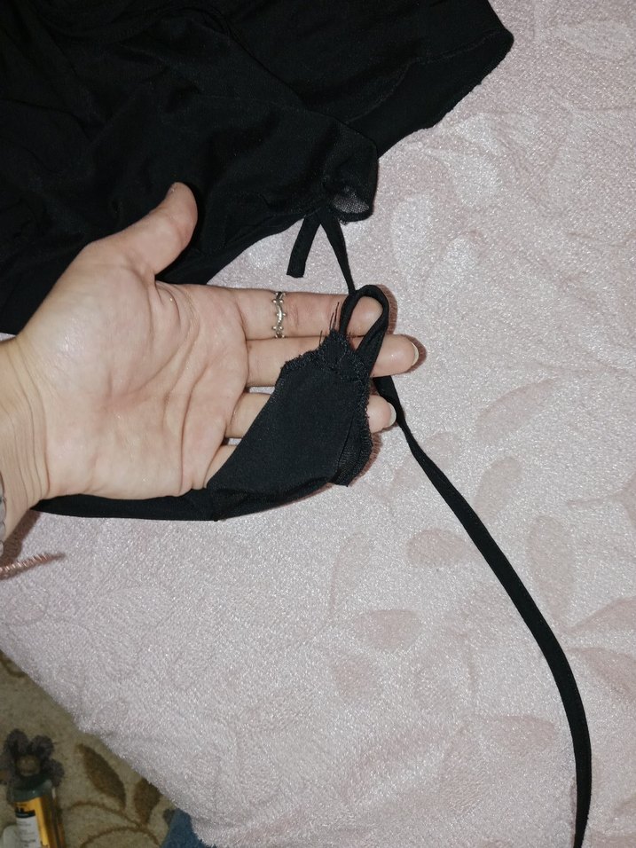 Siyah Uzun Kollu Goth Bluz - Görsel 3