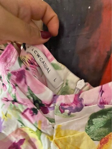 Zara Çiçekli elbise