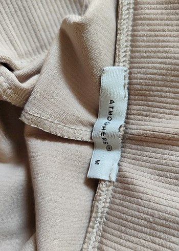 m Beden Bej Kadın Kumaş Pantolon Regular Fit