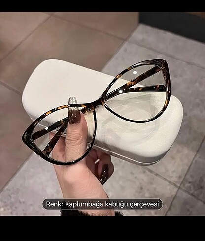 Kadınlar ve Erkekler için Kelebek Çerçeveli Gözlükler Şeffaf Len