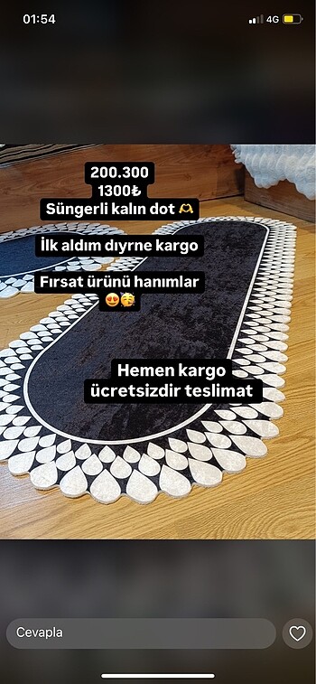 Tasarım halı indirimli fiyatlarla