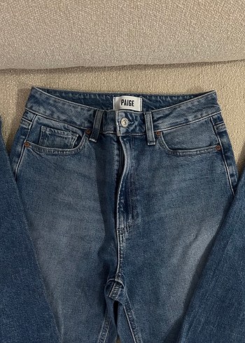 Paige Yuksek Bel Mavi Denim Jean