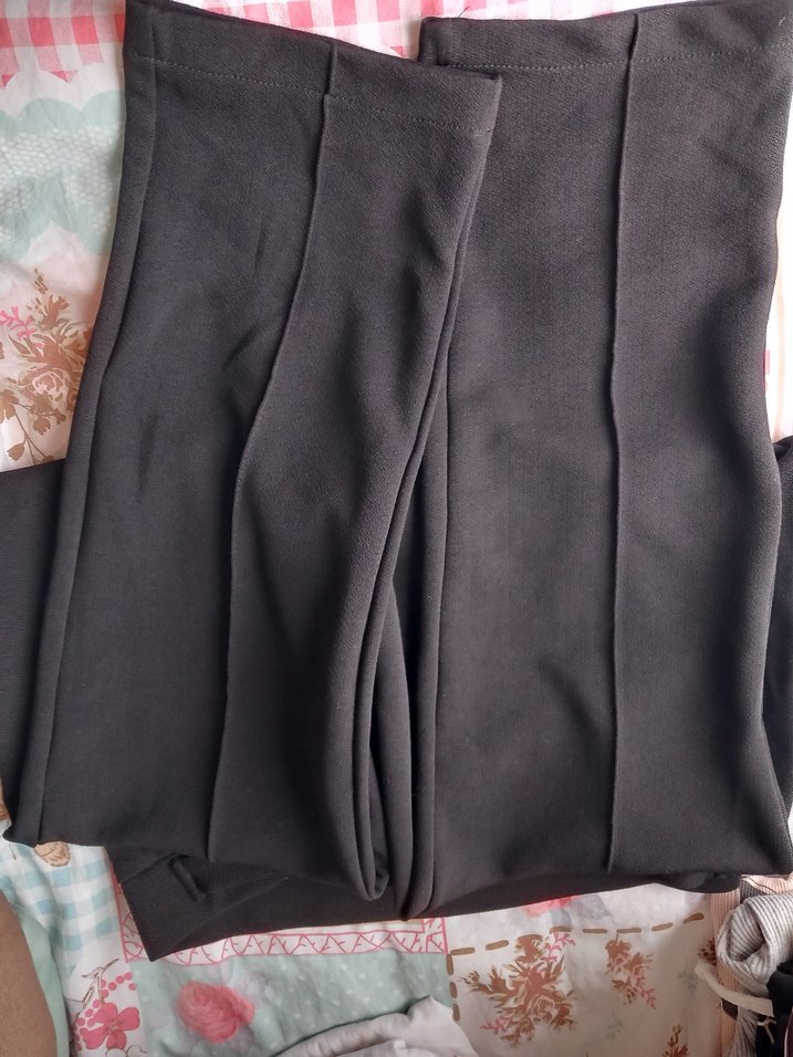 Tokalı Siyah Kadın Kumaş Pantolon - Görsel 2