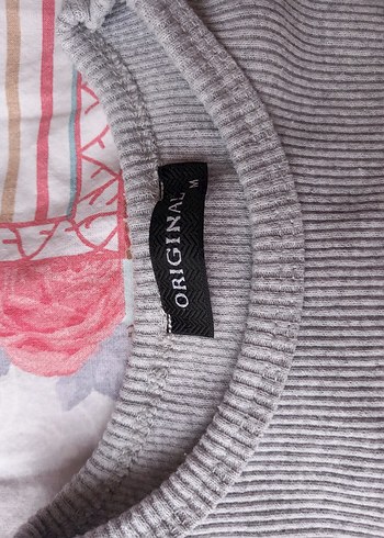 Gri Örgü Kadın bluz - Görsel 3