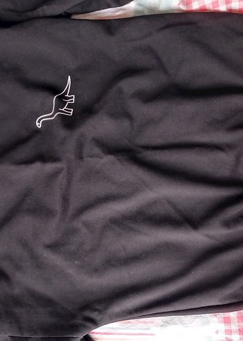 Siyah Baskılı Kadın Sweatshirt - Görsel 2