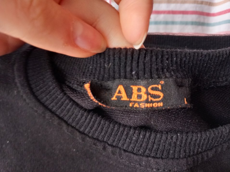 Siyah Baskılı Kadın Sweatshirt - Görsel 3