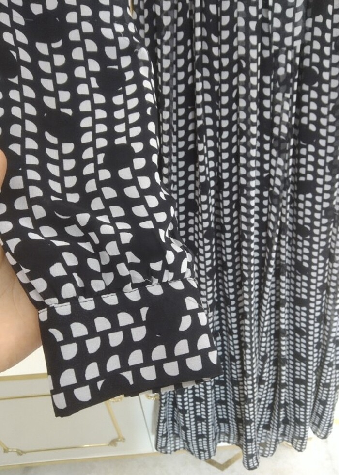 Şifon elbise - Görsel 4