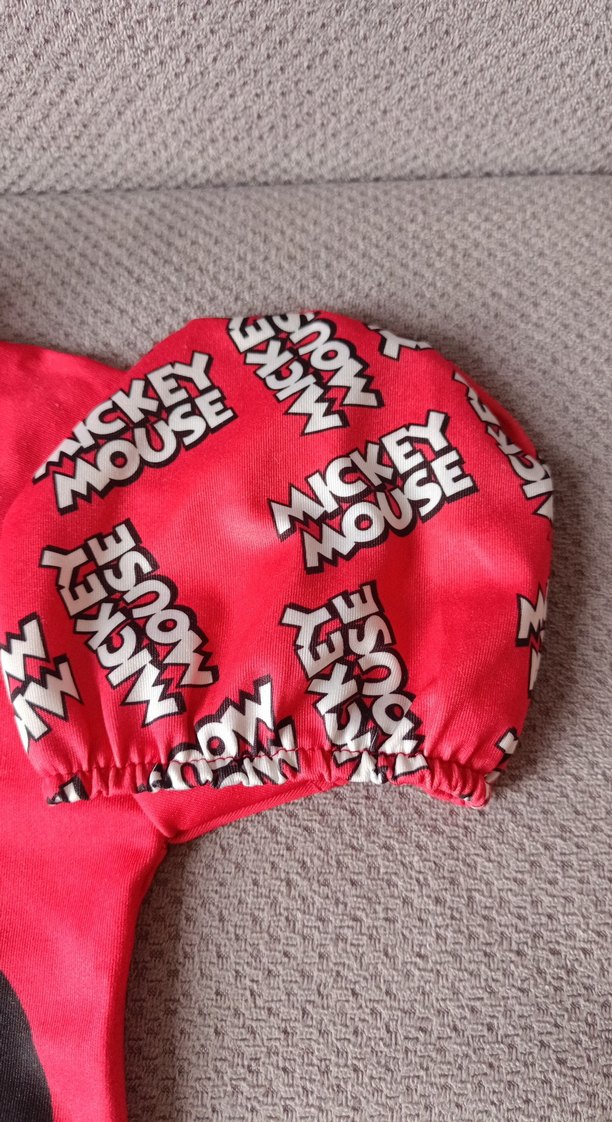 Mickey Mouse Baskılı Kırmızı Çocuk Atlet - Görsel 3