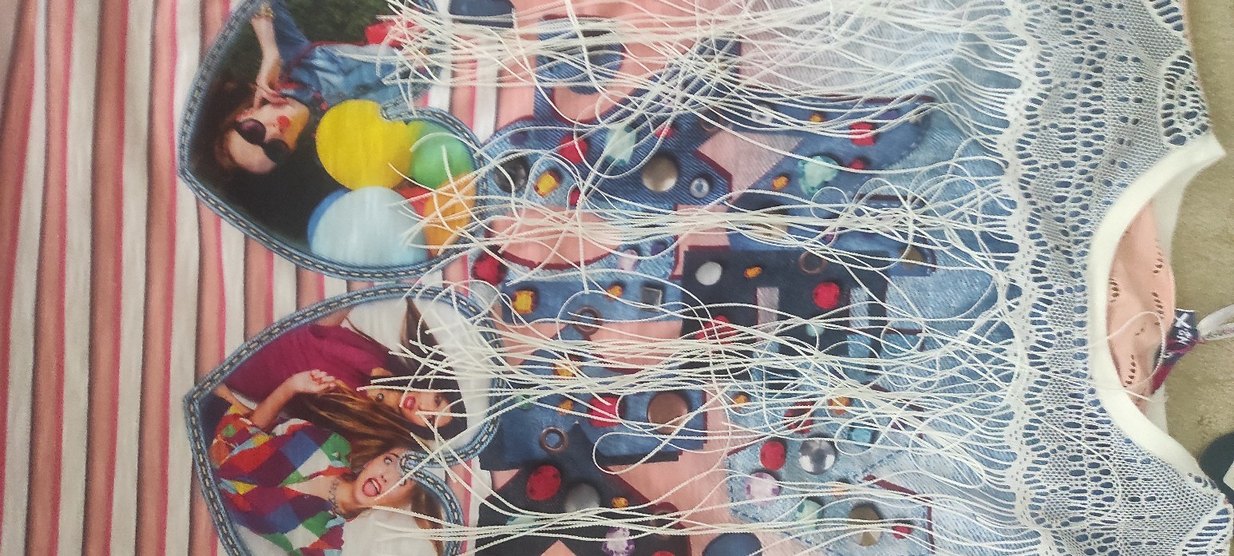 Çok Renkli Nakışlı sweatshirt. 10-12 yas - Görsel 2