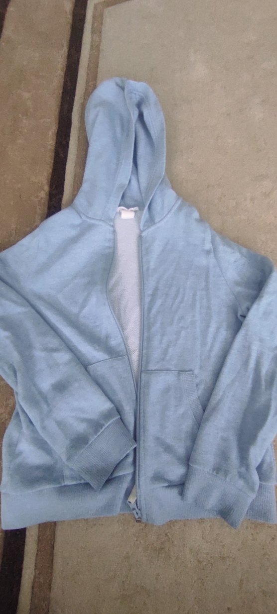 Kadın Beyaz Fermuarlı Polar Ceket - Görsel 5