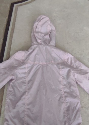 Pembe Kapüşonlu Kadın Ceket - Görsel 4