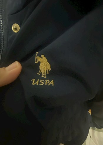 Düğmeli Lacivert Kız Çocuk Kaban - Görsel 4