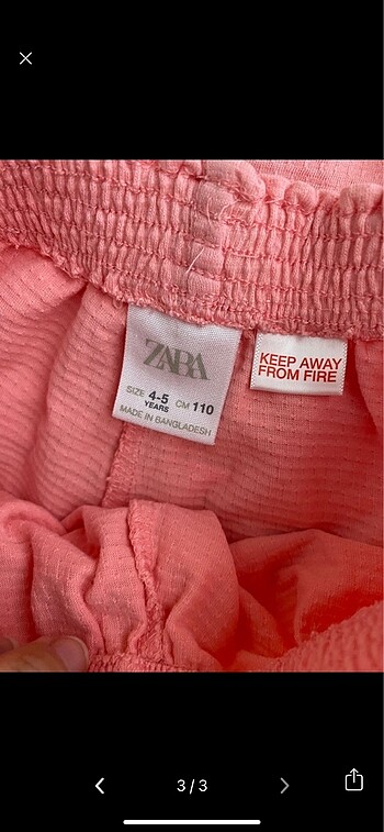 5 Yaş Beden Zara baby