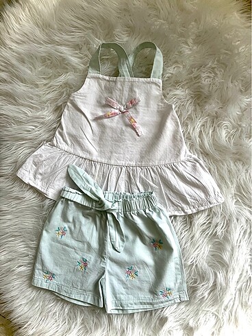 Cassiope Kız bebek şortlu takım