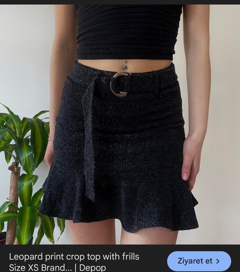 Bershka Triko Etek - Görsel 4