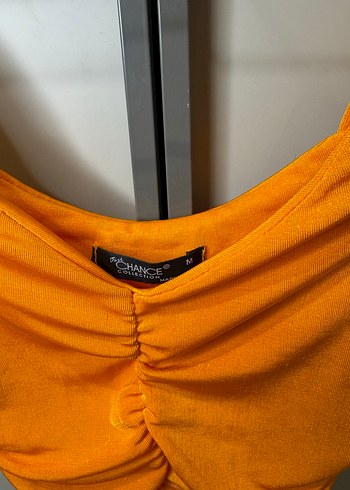 Parlak kumaş body - Görsel 2