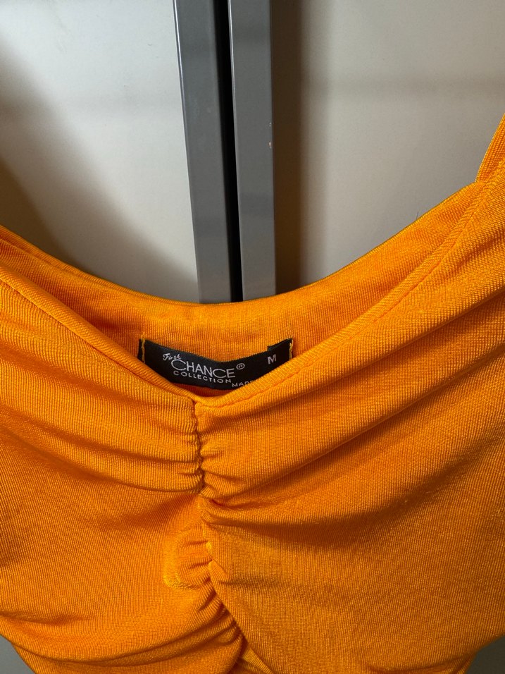 Parlak kumaş body - Görsel 2