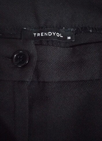 36 Beden Trendyol siyah kadın pantolon