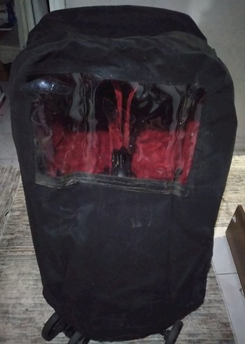 Özel Dikim İkiz Bebek Arabası yağmurluk - Görsel 3