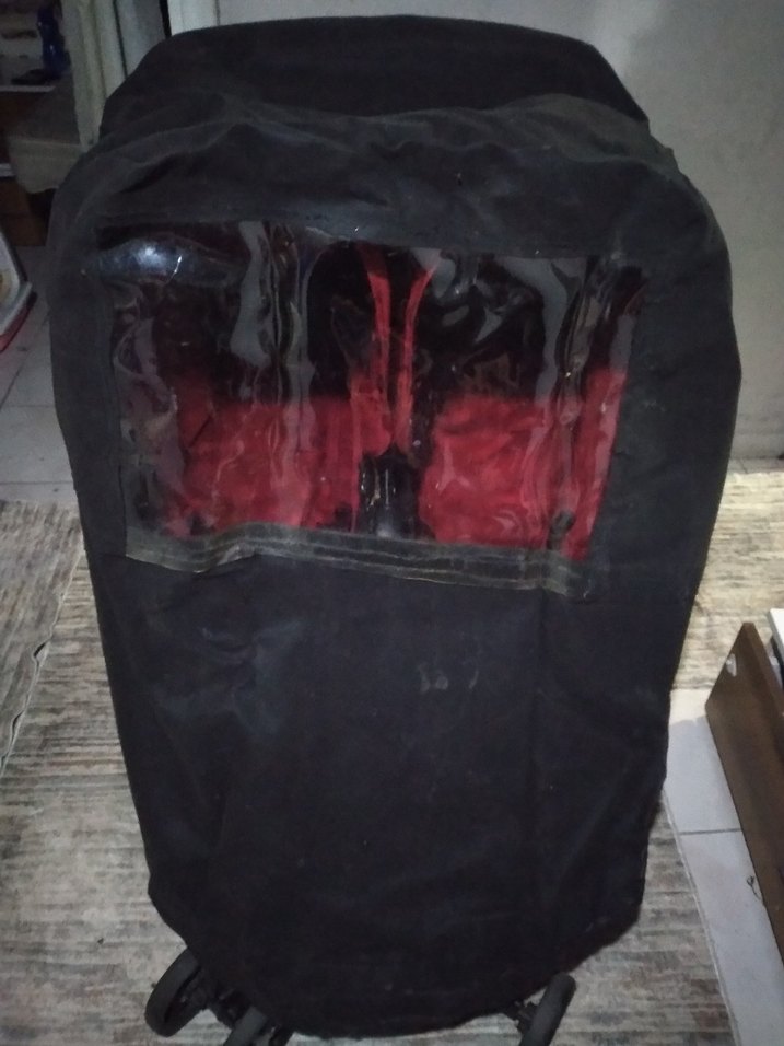 Özel Dikim İkiz Bebek Arabası yağmurluk - Görsel 3