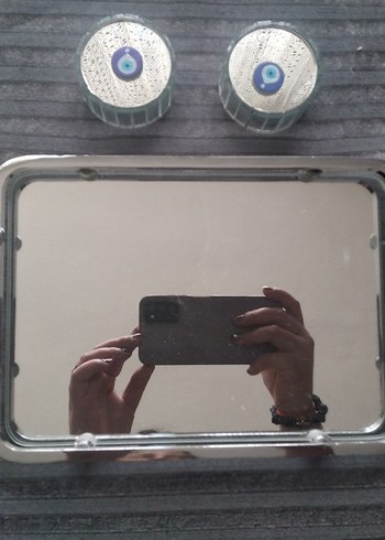 Gümüş Aynalı Söz Nişan Tepsisi - Görsel 4