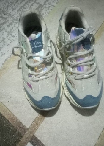 Skechers Orjinal D'Lites Beyaz Kadın Spor Ayakkabı - Görsel 3